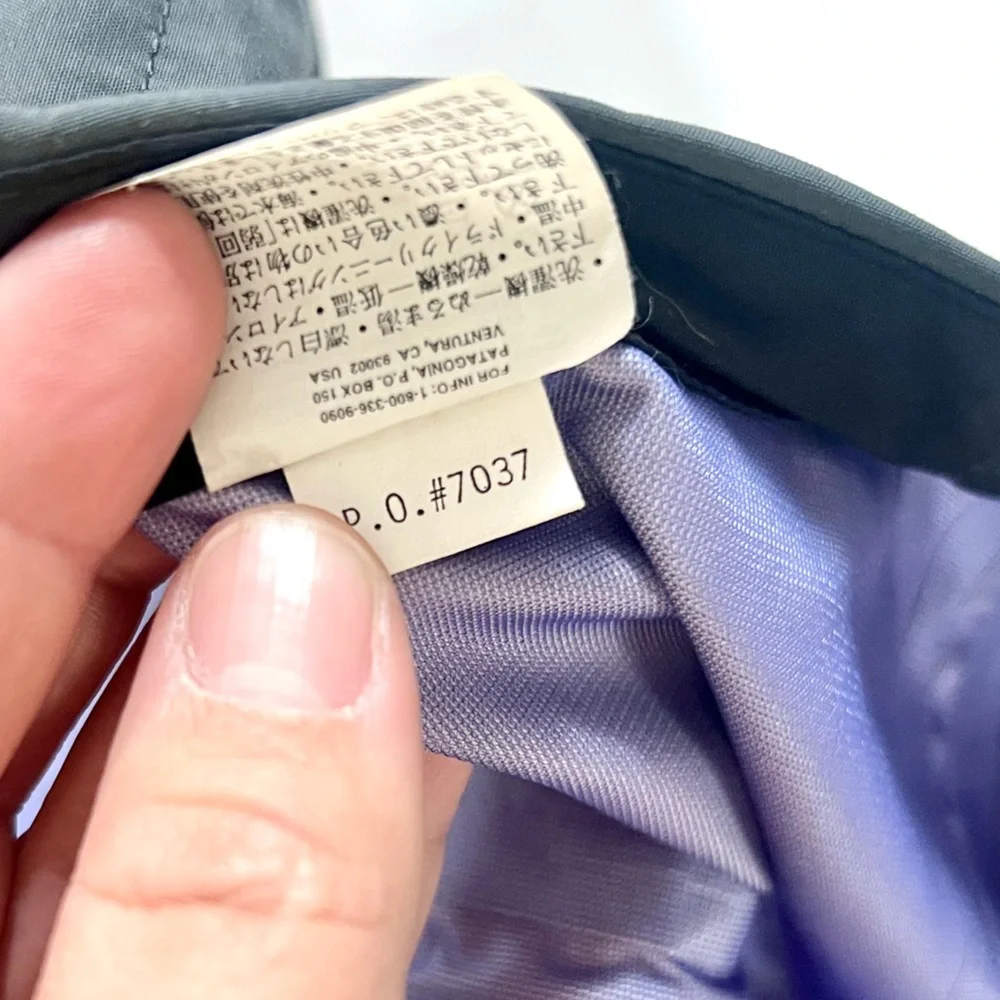 Patagonia Vintage 90s Stretch Triolet‎ Jacket Gray Nylon Waterproof Size Small